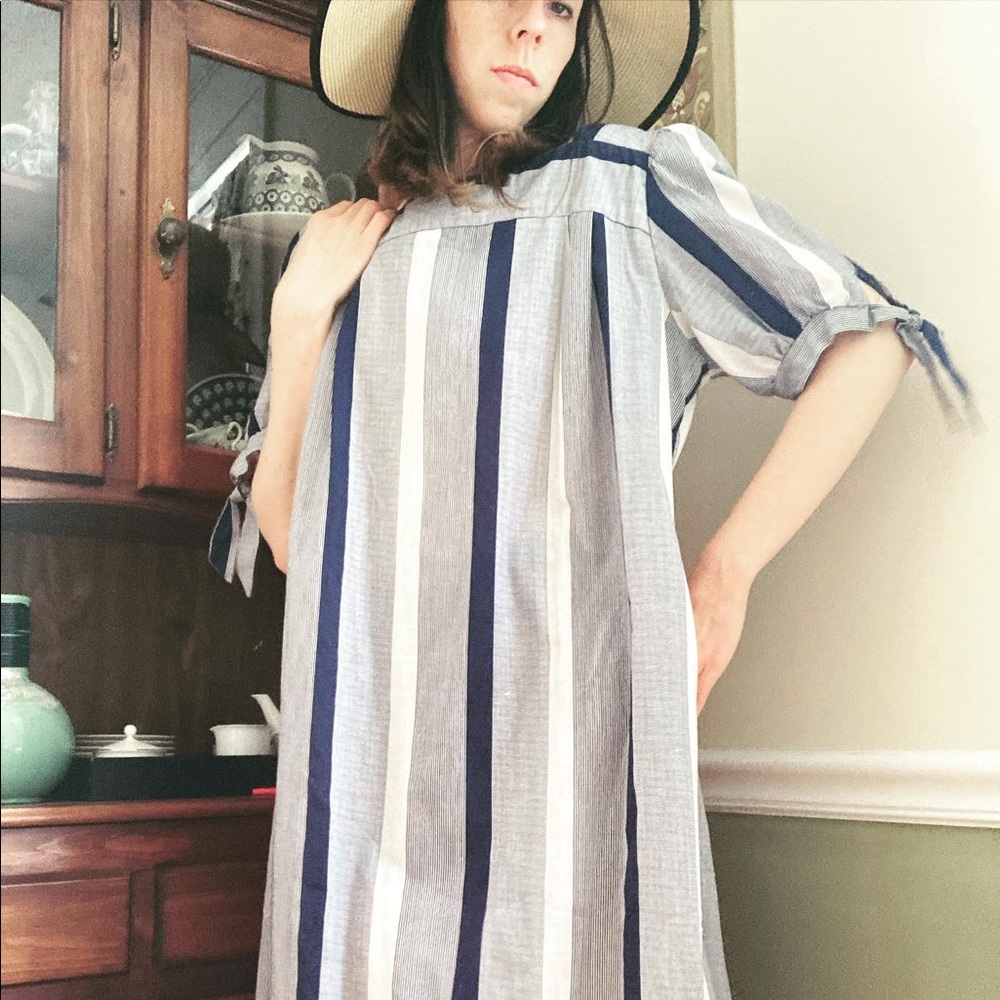 Vintage Cotton Dress USA Union Made